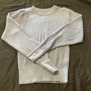 Abercrombie & Fitch size small lavender blue Heather sweater with cute detailing